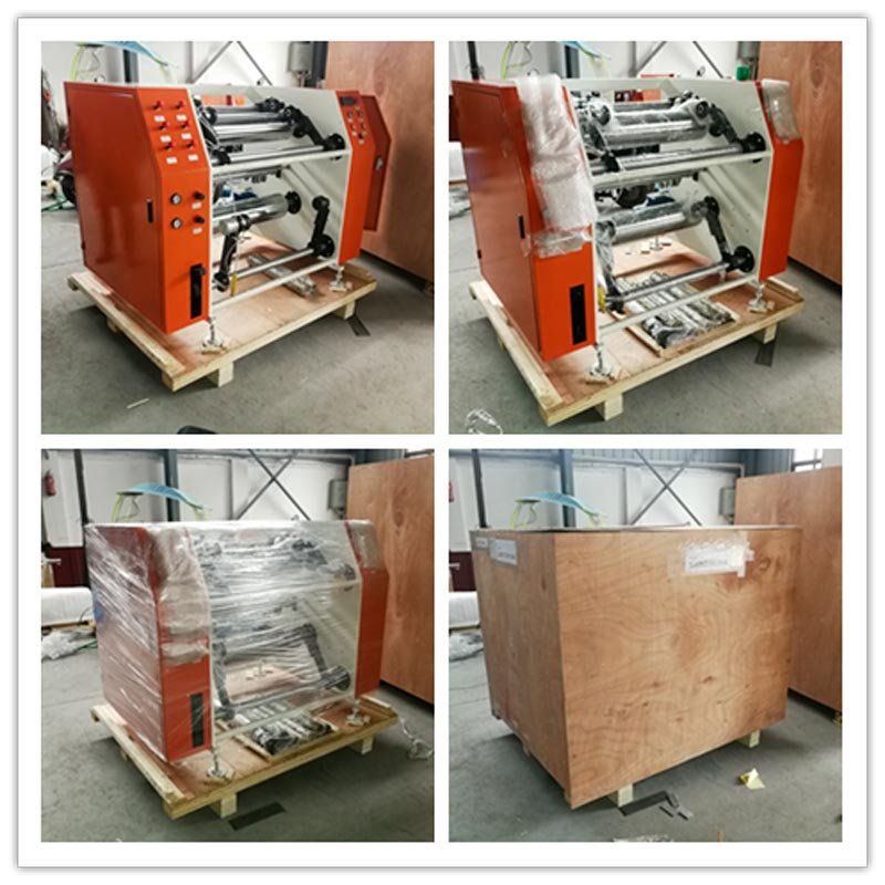 Máquina automática de rebobinado de film estirable
