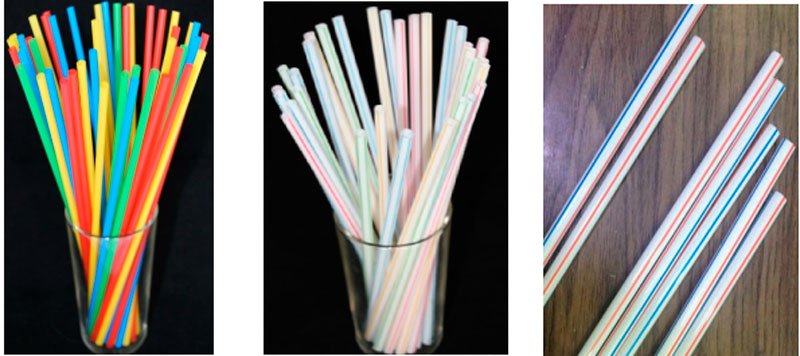 Máquina para fabricar pajitas para beber