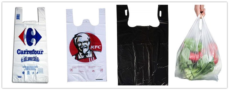 Máquina automática de bolsas de camisetas de alta velocidad