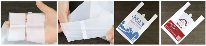 Máquina automática para fabricar bolsas de camisetas