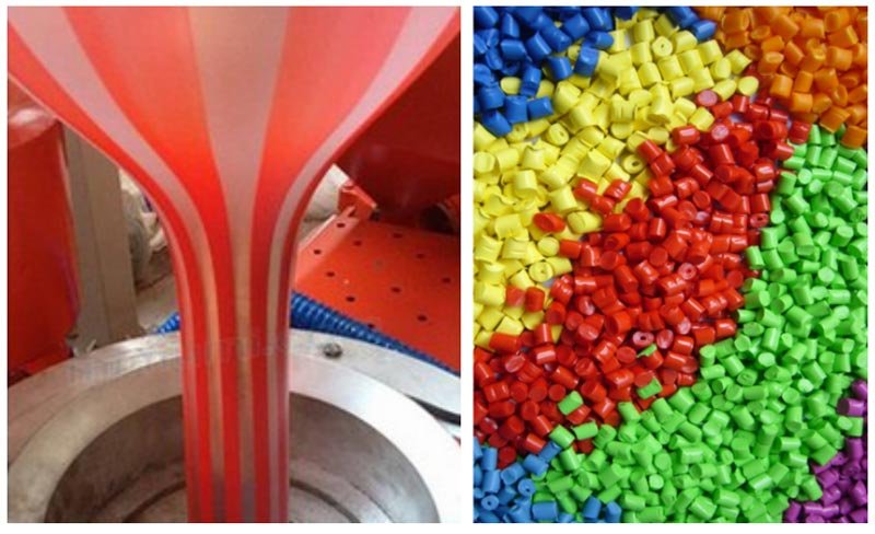 Máquina de soplado de película de doble color