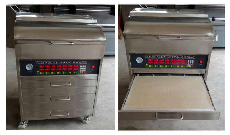 Máquina para fabricar placas flexográficas