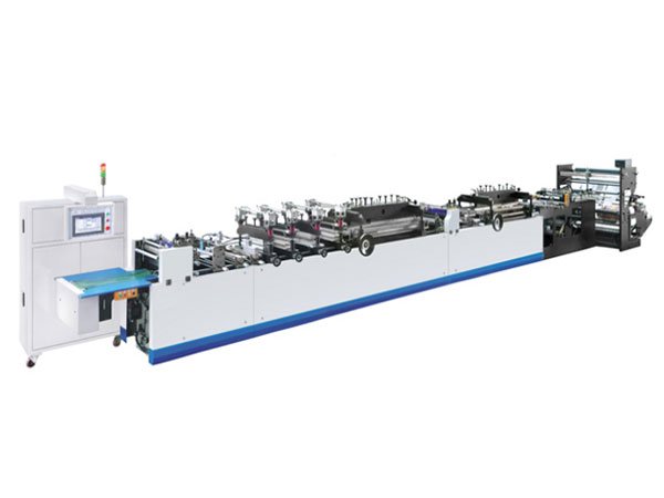 Máquina para fabricar bolsas de sellado intermedio / de cuatro lados / sellado de bordes