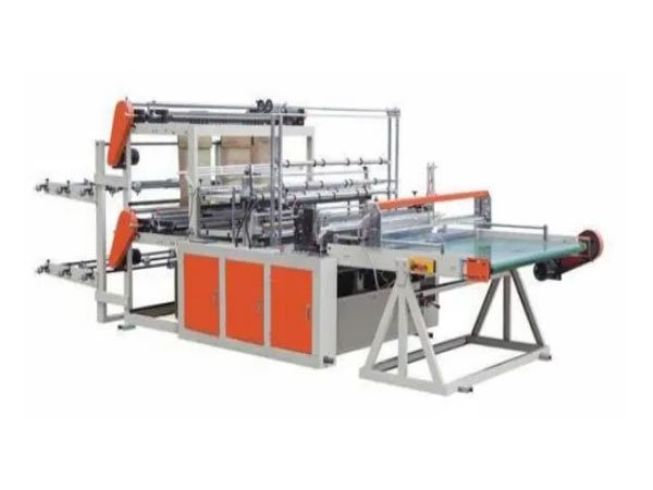 Máquina de bolsas de sellado inferior de seis líneas